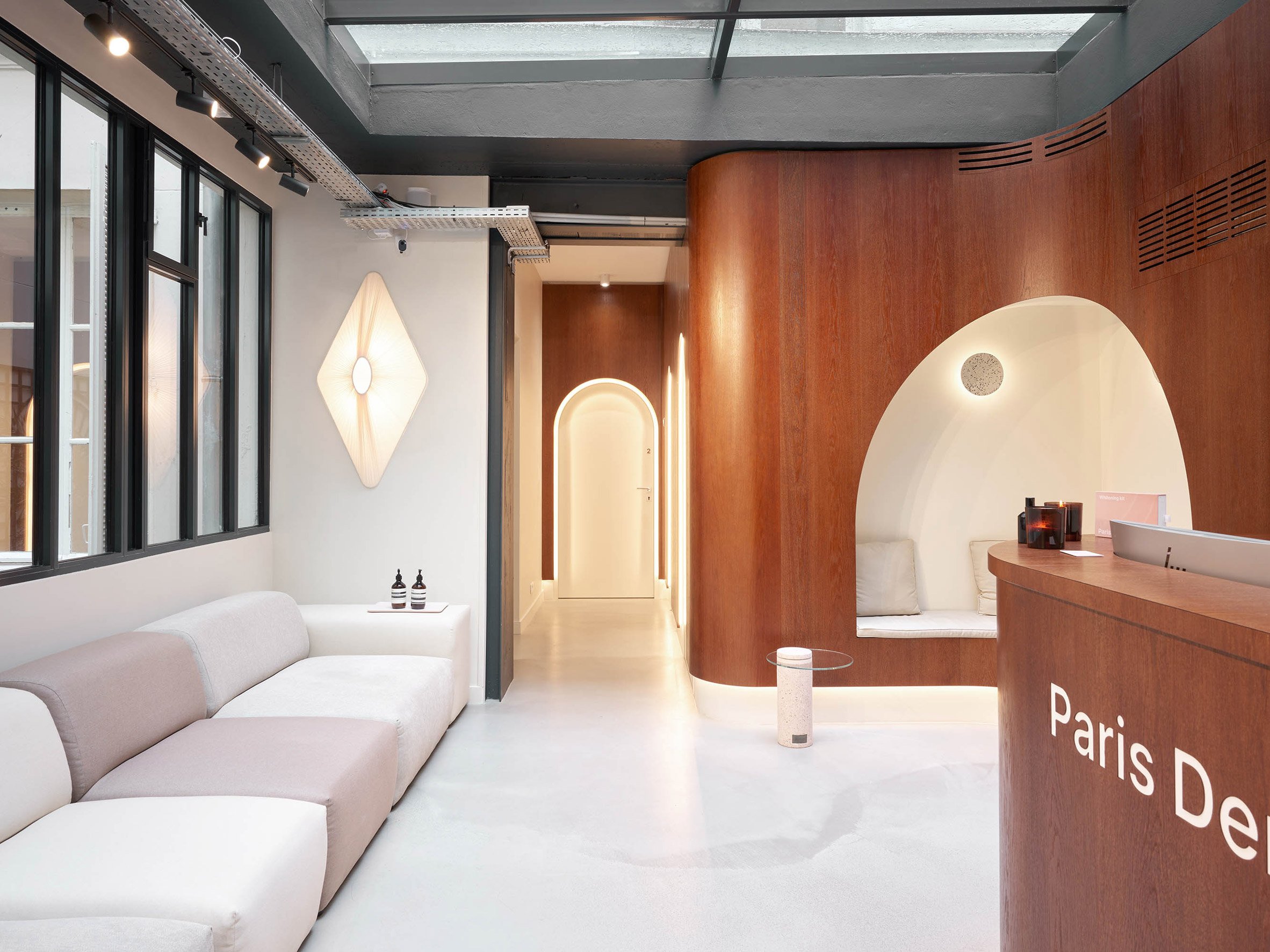 The lobby of Paris Dental Studios