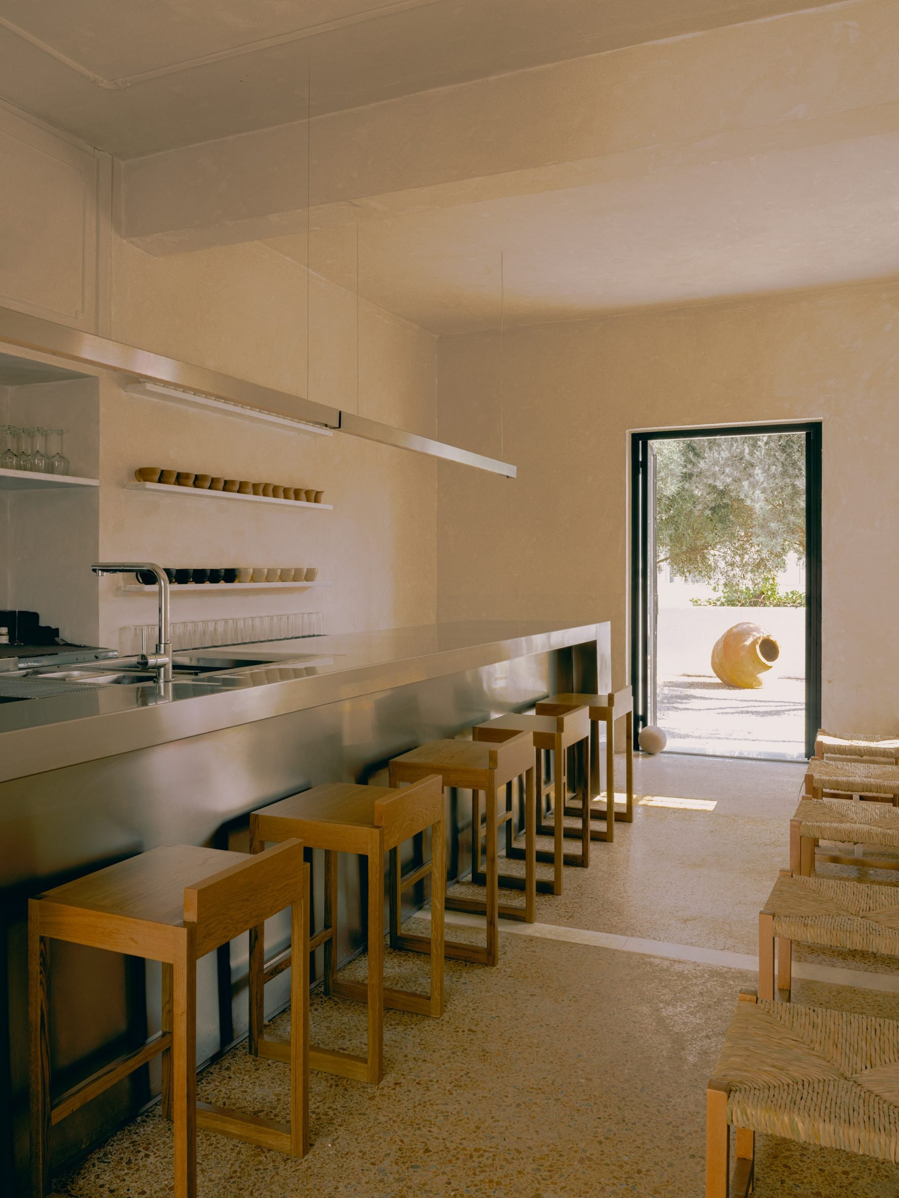 10AM Apotheke in Antiparos, Greece designed by Studio Andrew Trotter and Eva Papadaki