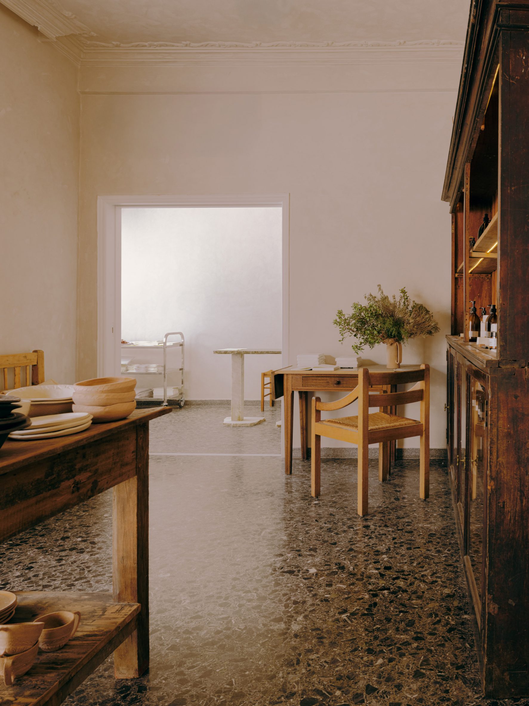 10AM Apotheke in Antiparos, Greece designed by Studio Andrew Trotter and Eva Papadaki