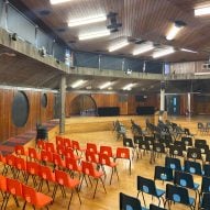 Interior view of Acland Burghley School