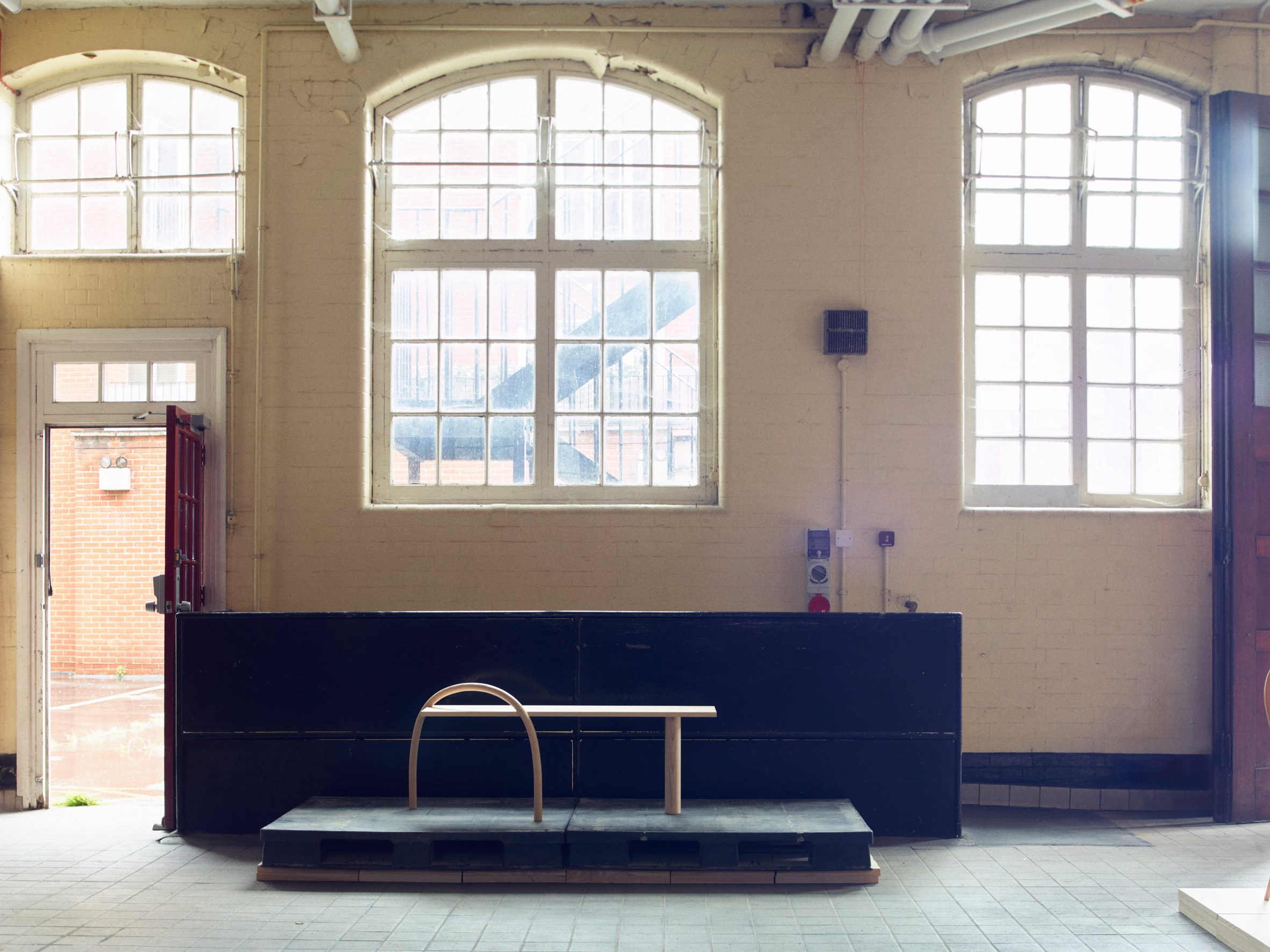 Isabel Alonso table from Max Radford Gallery x Ercol's Grain Pile exhibition at London Design Festival 2025