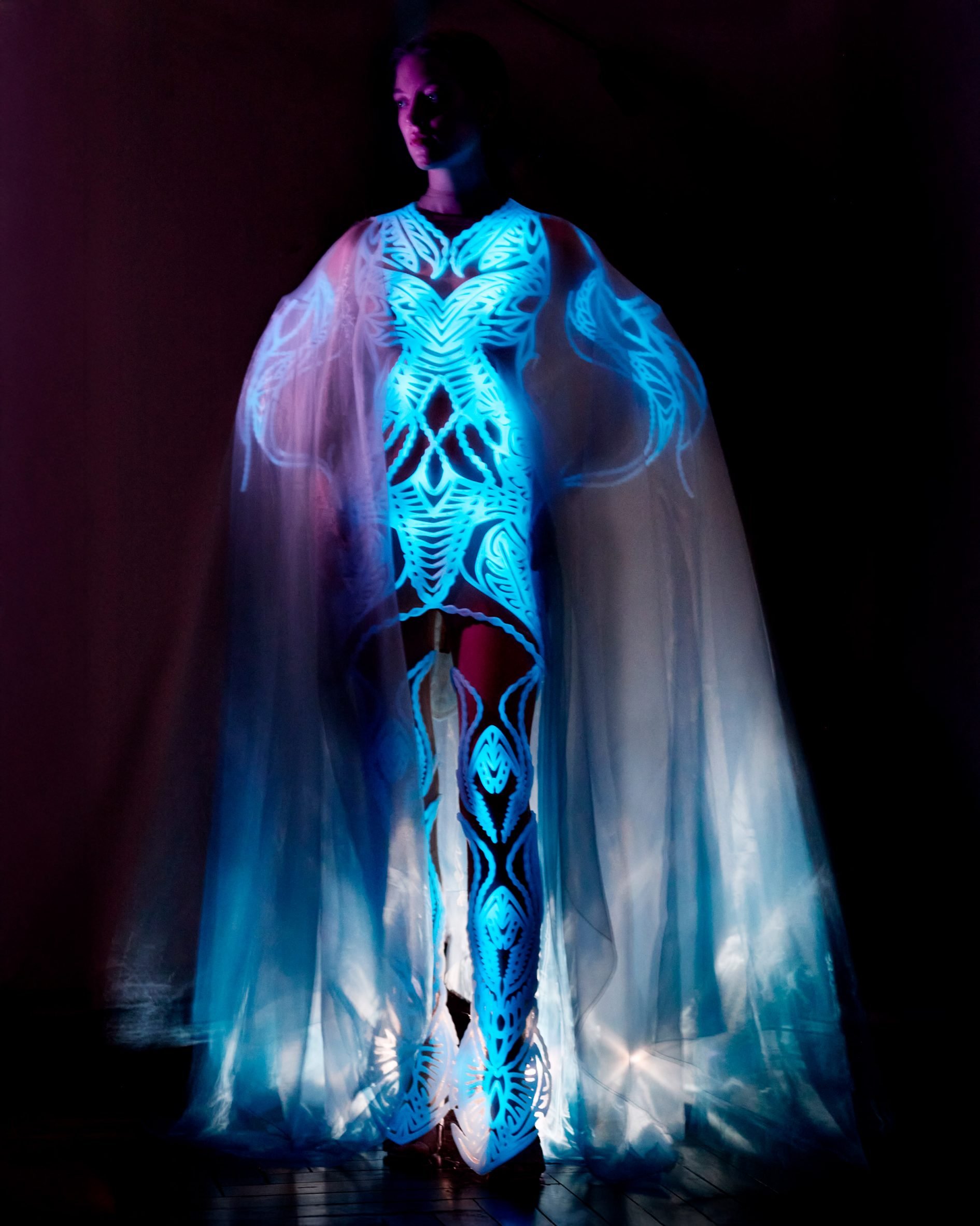 Glowing dress