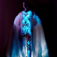 Glowing algae dress