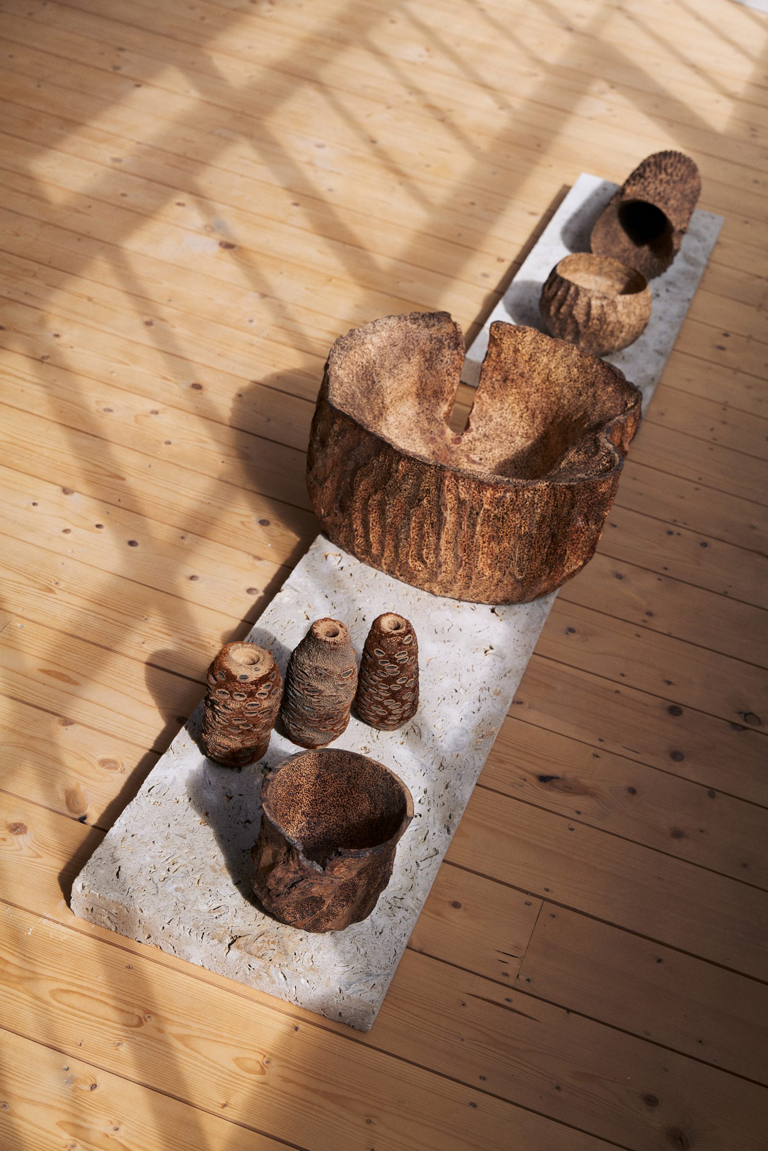 Vessels by Darren Appiagyei in Mirroring Dialogue exhibition in Brompton Design District for London Design Festival 2025