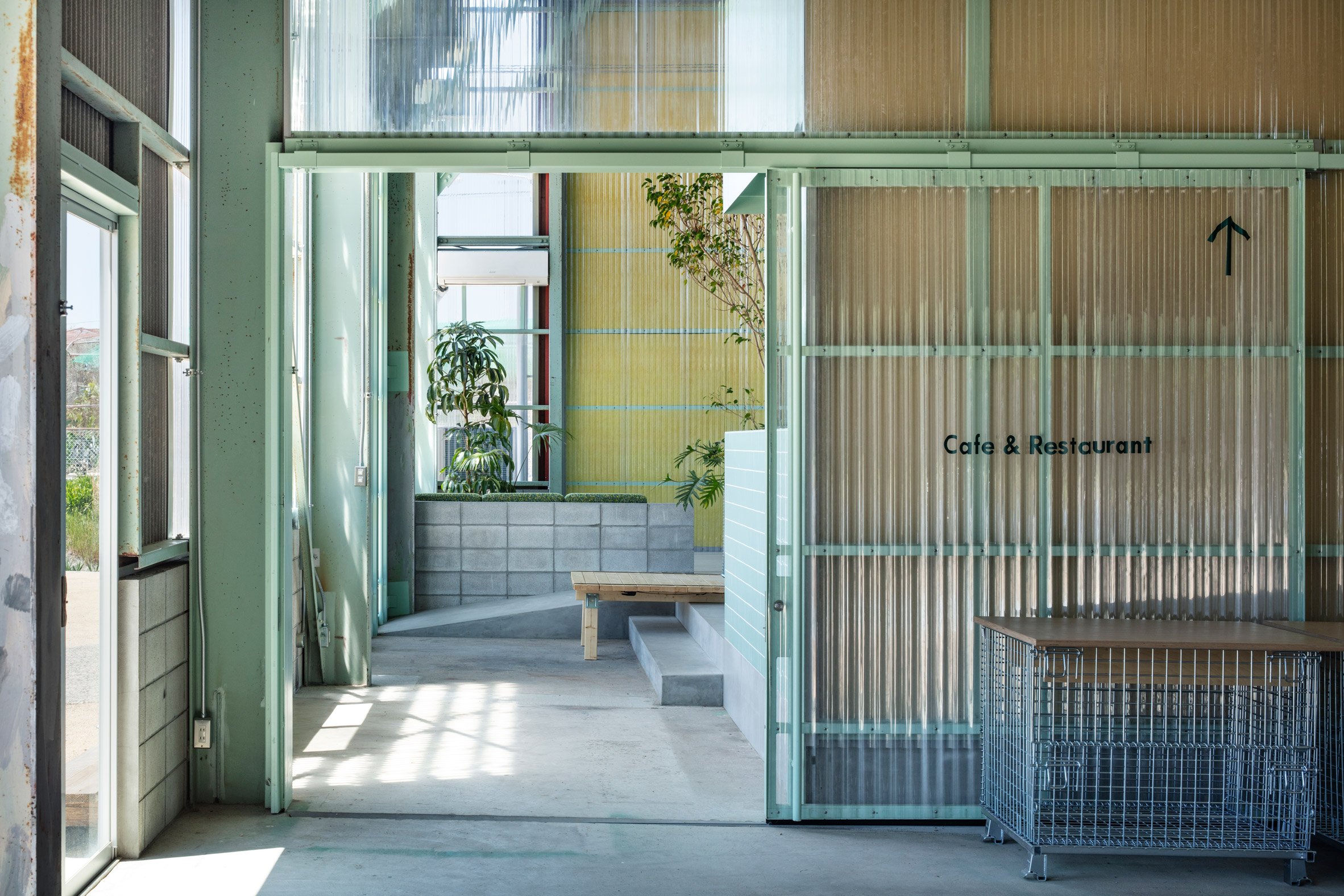 Interior of Teshima Factory