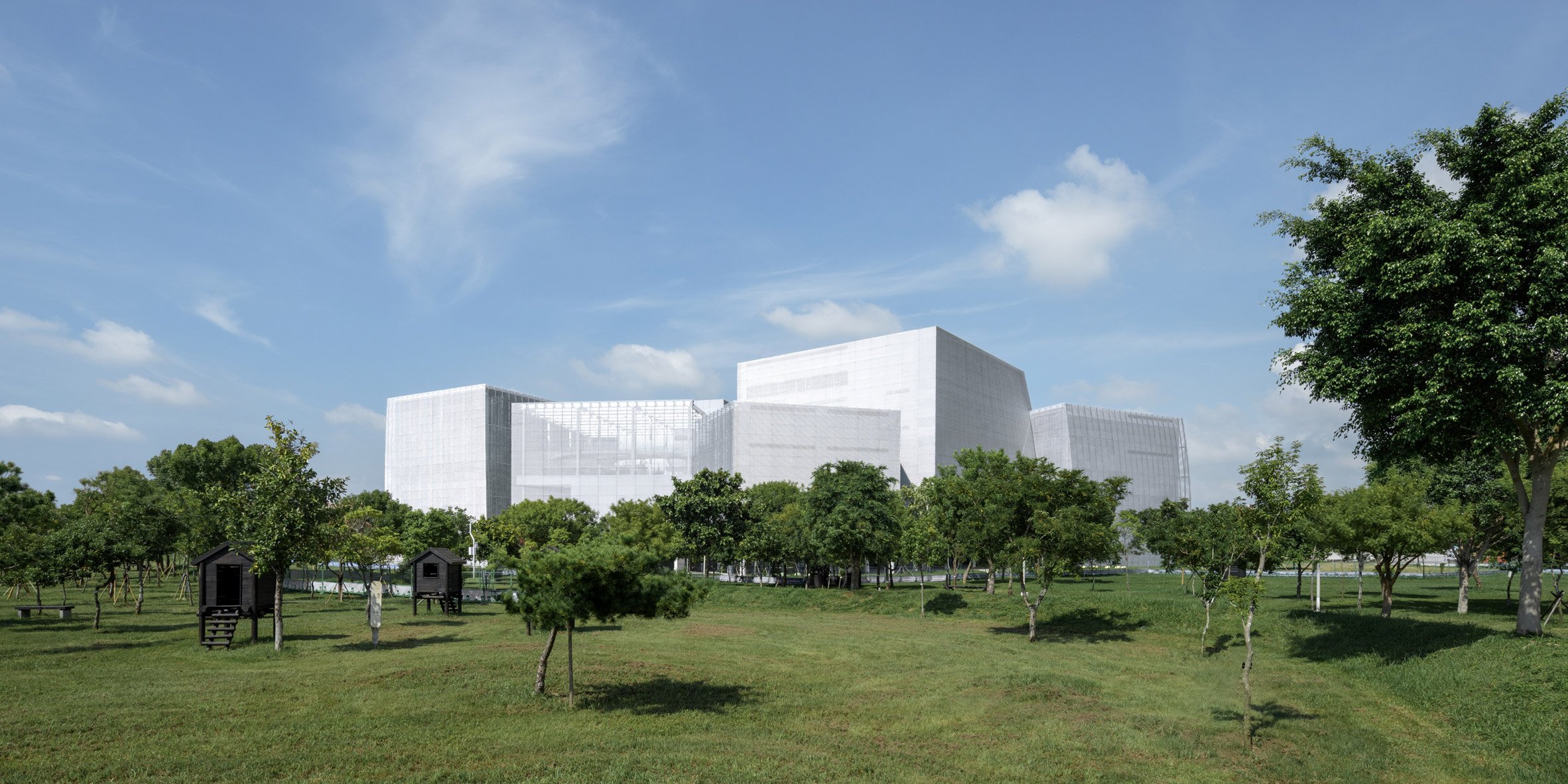 Taichung Green Museumbrary in Taiwan by SANAA