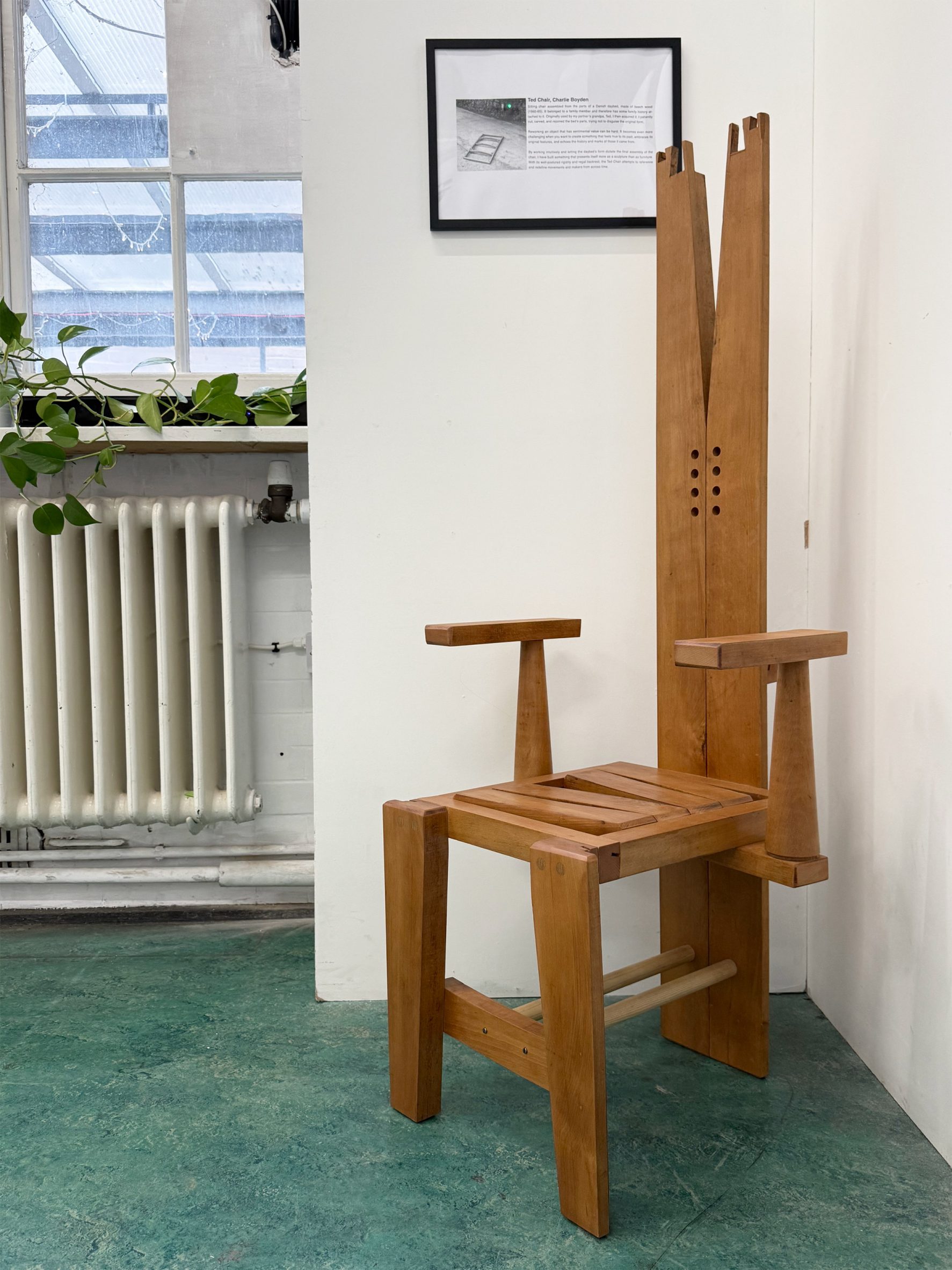 Ted Chair by Charlie Boyden at Camden Inspire's 2025 Unbroken exhibition