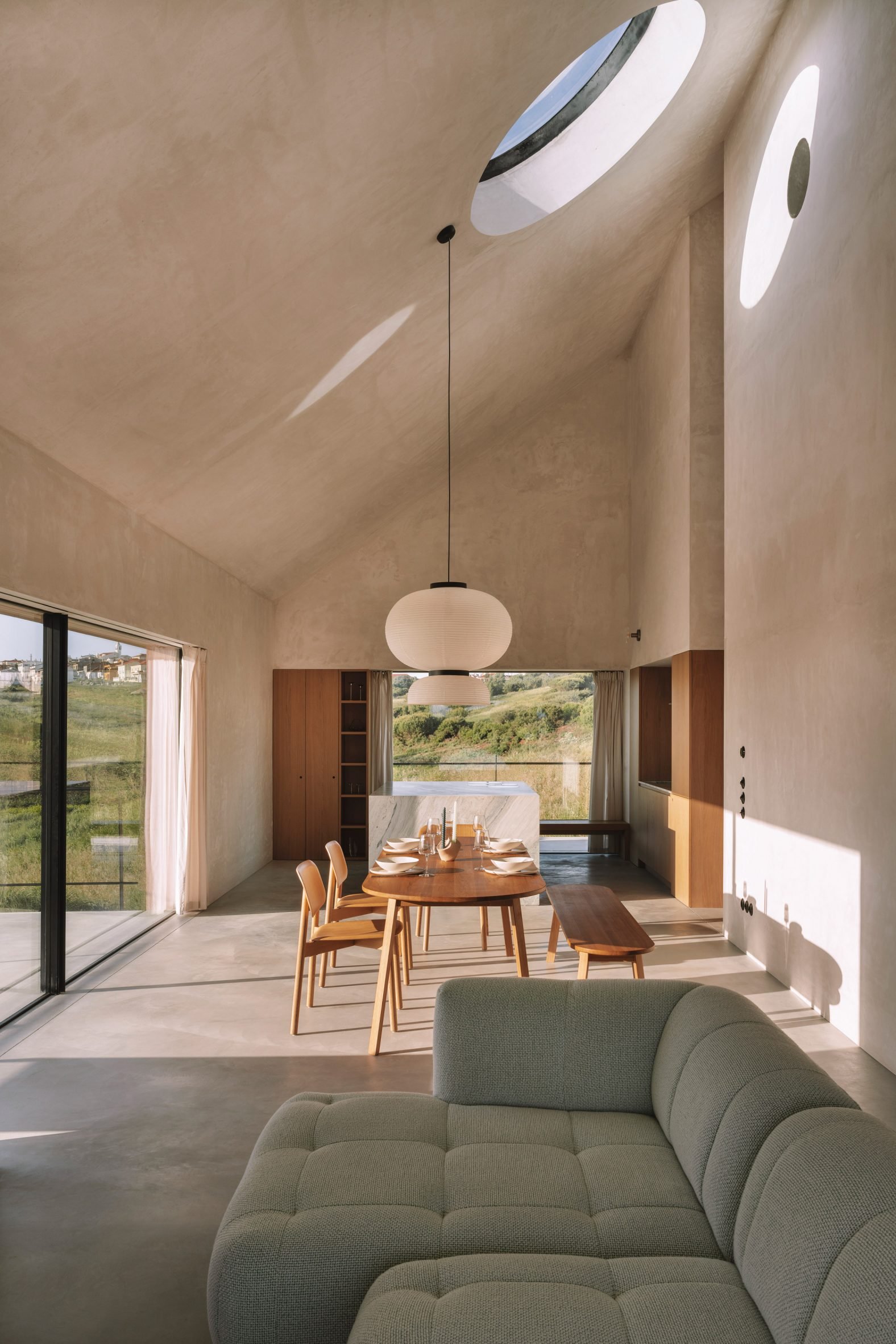 Interior view of Casa Plaj by Extrastudio