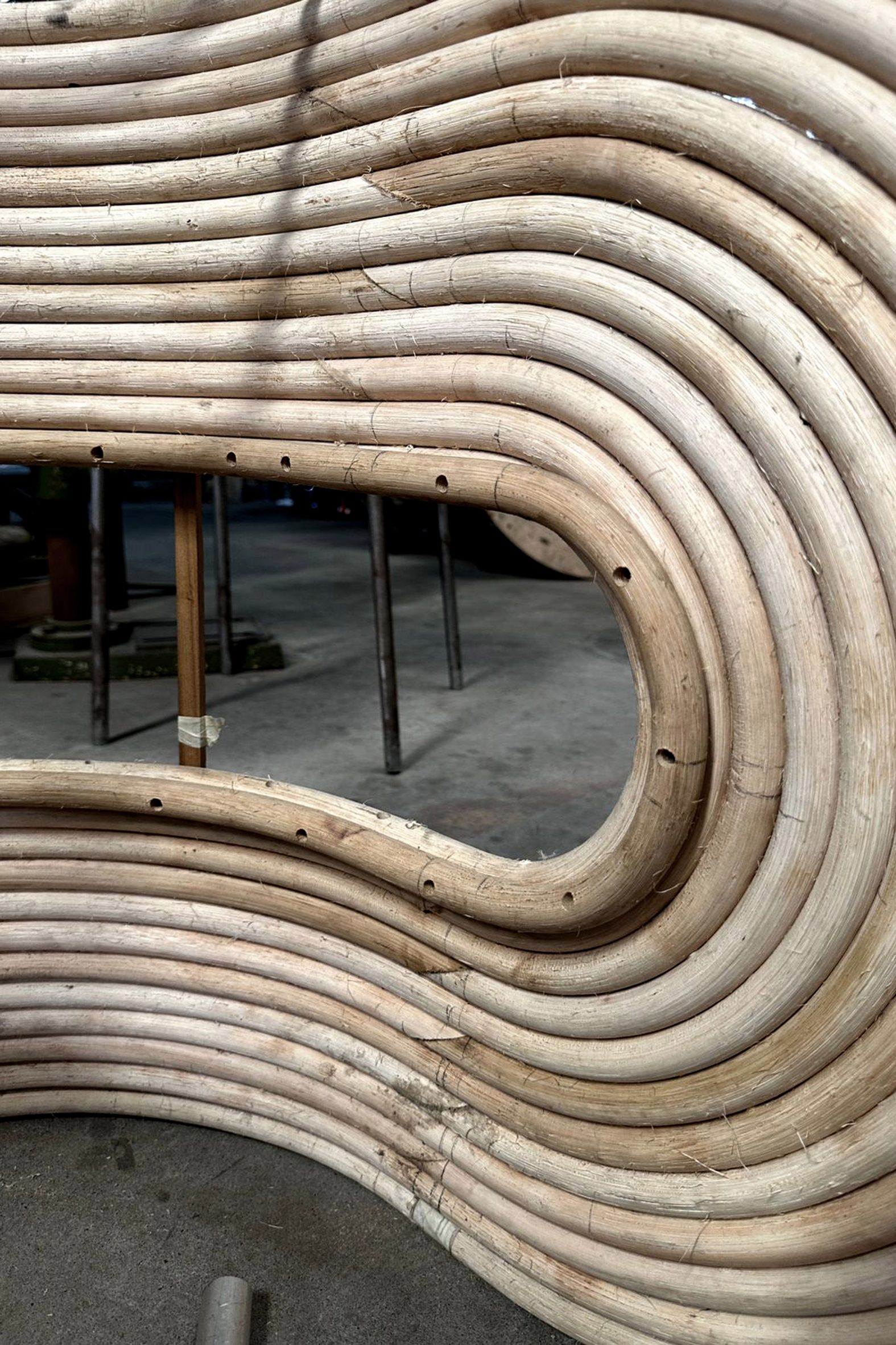 Making of Rotella rattan furniture by Pietro Franceschini and CVP
